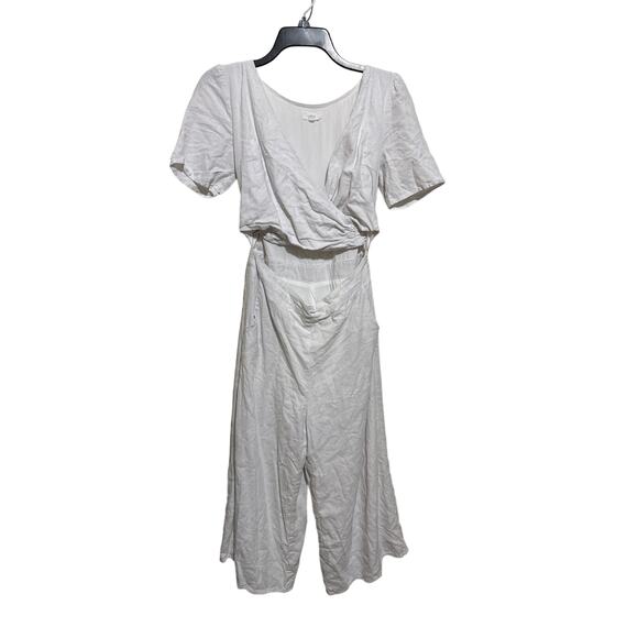 Lucca Linen Blend Jumpsuit Jumper Romper S - Picture 1 of 4